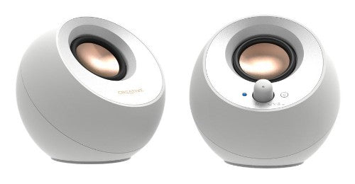 Creative Labs Pebble V3 White Wired & Wireless 10 W