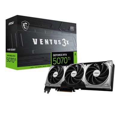 MSI GeForce RTX 5070 Ti 16G VENTUS 3X OC NVIDIA 16 GB GDDR7