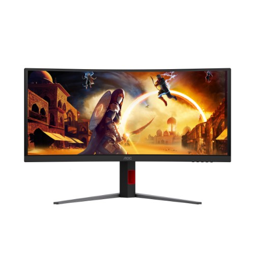 AOC G4 CU34G4CA computer monitor 86.4 cm (34") 3440 x 1440 pixels Black, Red