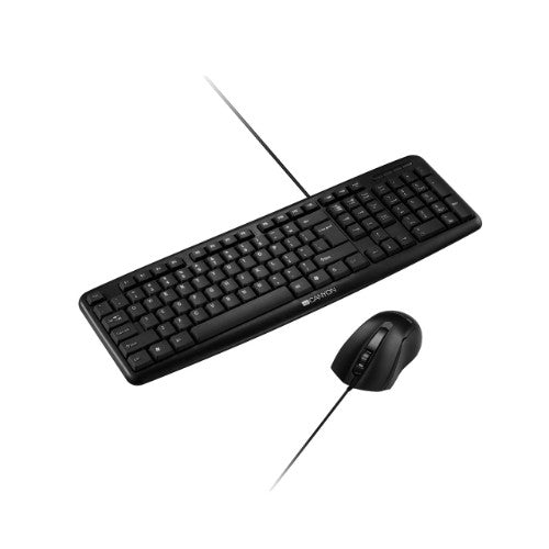 Canyon CNE-CSET1-UK keyboard Mouse included Office USB QWERTY Black