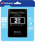 Verbatim Store 'n' Go USB 3.0 Portable Hard Drive 2TB Black