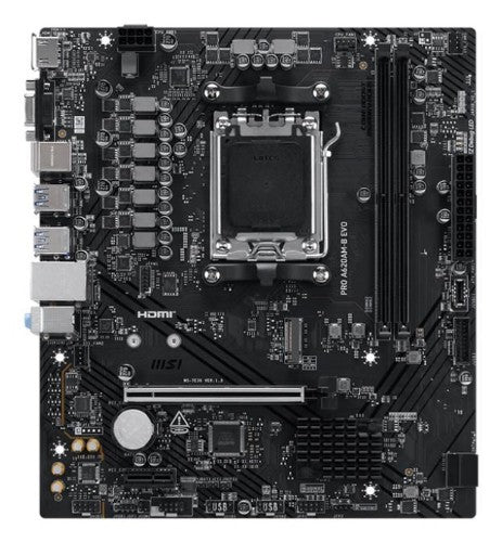 MSI PRO A620AM-B EVO motherboard AMD A620A Socket AM5 micro ATX