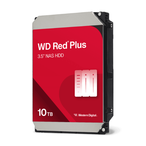 Western Digital Red Plus WD100EFGX internal hard drive 10 TB 7200 RPM 512 MB 3.5" Serial ATA III