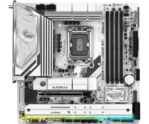 Asrock B860M Steel Legend WiFi Intel B860 LGA 1851 (Socket V1) micro ATX