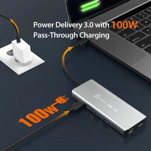 j5create JCD403 USB4® 8K Multi-Port Hub