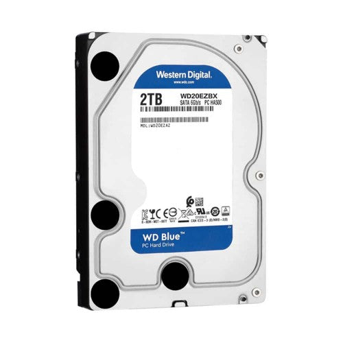 Western Digital Blue internal hard drive 2 TB 7200 RPM 256 MB 3.5" Serial ATA
