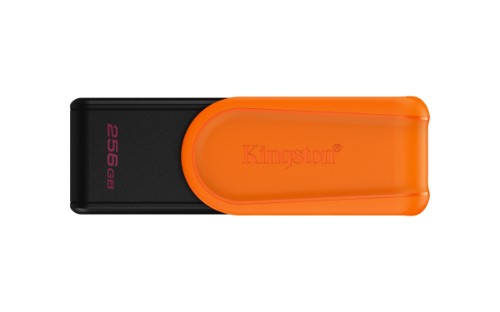 Kingston Technology DataTraveler 256GB Portable USB 3.2 Gen 1 Exodia S (Black/Orange)