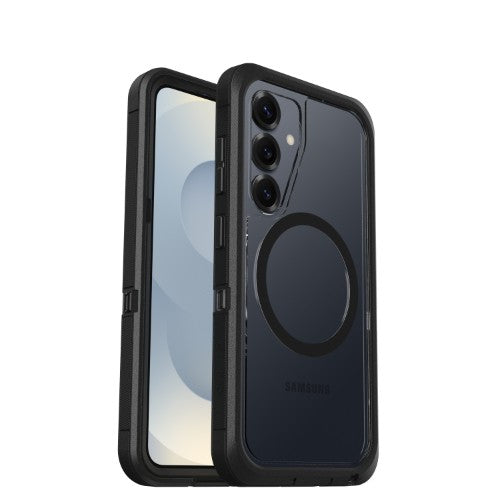 OtterBox Defender XT with Magnets Series for Samsung Galaxy S25, transparent/black