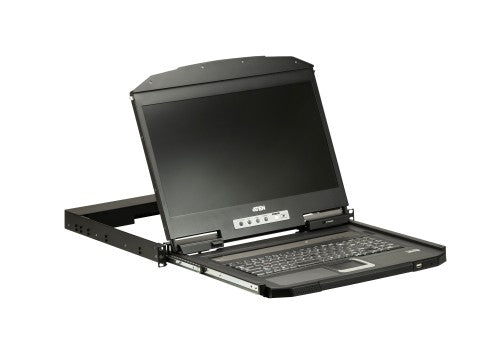 ATEN CL3700NW rack console 47 cm (18.5") 1920 x 1080 pixels Metal, Plastic Black 1U