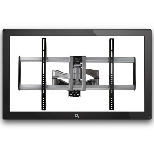 StarTech.com Full Motion TV Wall Mount - Heavy Duty Articulating TV Wall Mount Bracket for 32" to 75" (165lb/75kg) VESA Display - Universal Adjustable Tilt/Swivel Flat Screen Arm - Silver