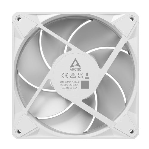 ARCTIC BioniX P14 A-RGB (White) 140 mm PWM Fan with Daisy Chain