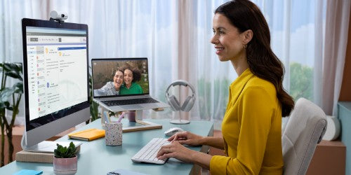 Logitech 920-012483 keyboard Mouse included Office RF Wireless + Bluetooth QWERTZ German Graphite