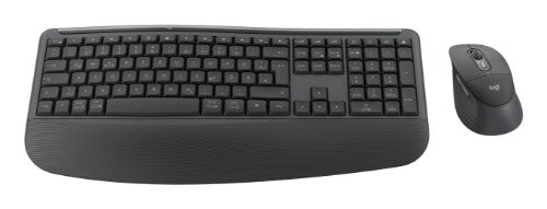 Logitech Signature Comfort Plus Combo MK880 for Business keyboard Mouse included Universal USB + Bluetooth QWERTZ German Graphite