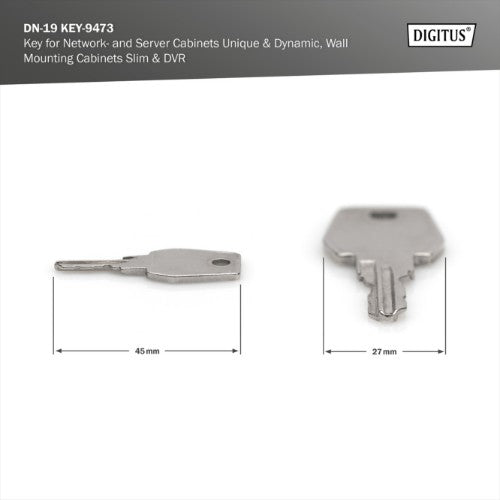Digitus Key for Unique and SOHO Pro series wall-mounted enclosures