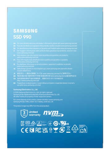 Samsung 990 SSD PCIe 4.0x4 NVMe M.2