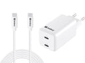 Sandberg AC Charger USB-C PD65W EU 3M