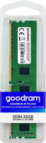 Goodram GR2666D464L19/16G memory module 16 GB 1 x 16 GB DDR4 288-pin DIMM