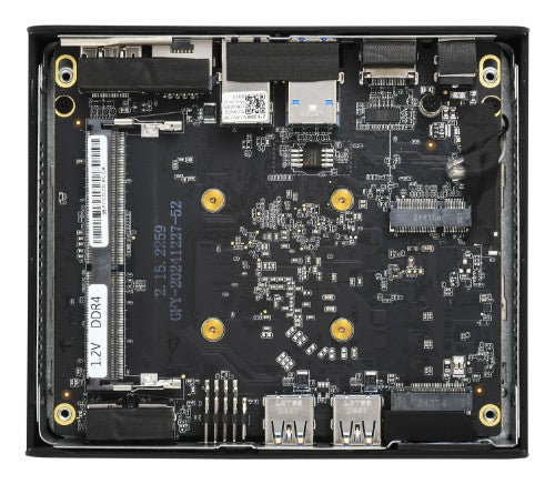 Shuttle Nano PC NE10N, Intel N 100, 1x HDMI, 1x DP, 6x USB, 1x LAN, fanless, 24/7 permanent operation, incl. VESA