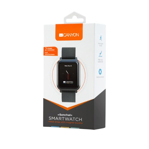 Canyon Sanchal 3.1 cm (1.22") 42 mm 240 x 240 pixels Touchscreen Black