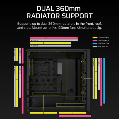 Corsair FRAME 5000D RS Midi Tower Black