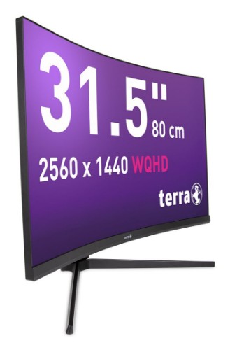 TERRA 3285W computer monitor 80 cm (31.5") 2560 x 1440 pixels Wide Quad HD LCD Black
