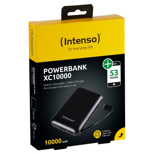 Intenso 7314530 power bank Lithium Polymer (LiPo) 10000 mAh Black