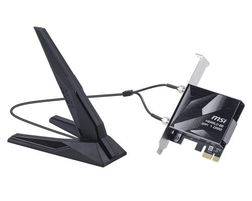 MSI Herald BE9400 WiFi7 PCIe-Card Internal WLAN / Bluetooth 5764 Mbit/s