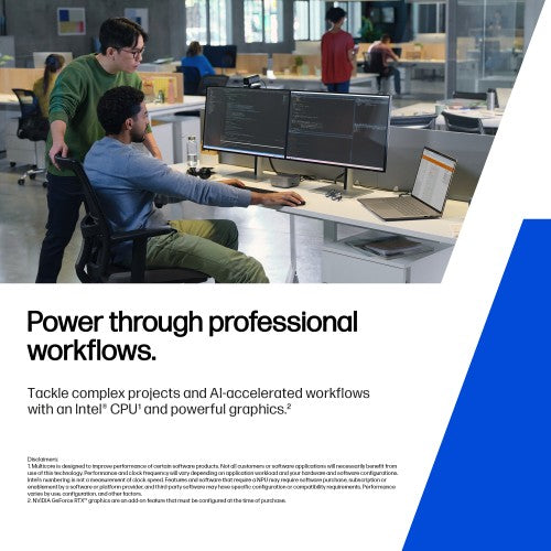 HP Zbook X G1i Data Science Intel Core Ultra 7 265H Mobile workstation 40.6 cm (16") WUXGA 32 GB DDR5-SDRAM 1 TB SSD NVIDIA RTX PRO 1000 Blackwell Wi-Fi 7 (802.11be) Windows 11 Pro AI Workstation, AI PC Silver