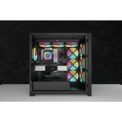 Corsair CW-9061007-WW computer cooling system Processor Air cooler 12 cm Black 2 pc(s)
