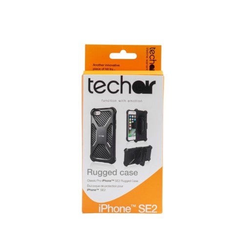 Techair Classic pro mobile phone case 11.9 cm (4.7") Cover Black