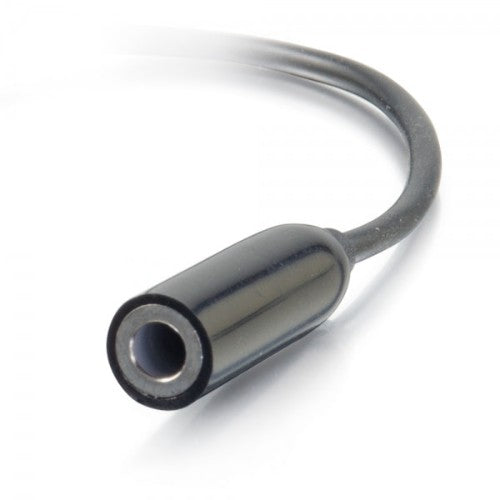 C2G 54426 mobile phone cable Black 0.09 m USB-C 3.5 mm