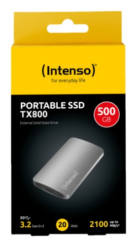 Intenso TX800 500 GB USB Type-C USB 3.2 Gen 2x2 Anthracite