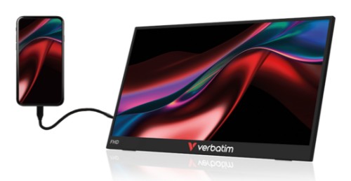 Verbatim Portable 15.6" FHD Touch Monitor LIGHT