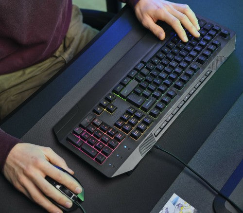 Trust GXT 836 Evocx keyboard Gaming USB QWERTY UK English Black