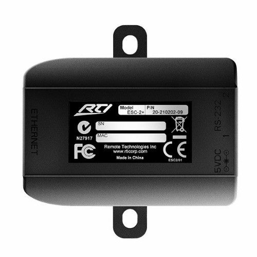 RTI ESC-2+ serial converter/repeater/isolator RJ-45 Black