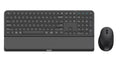 Philips 6000 series SPT6607B/26 keyboard Mouse included Universal RF Wireless + Bluetooth QWERTZ German Black