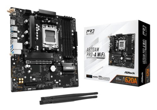 Asrock A620AM PRO-A WIFI AMD A620 Socket AM5 micro ATX