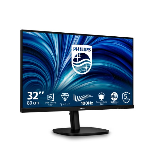 Philips 3000 series 32B2N3500/00 computer monitor 80 cm (31.5") 2560 x 1440 pixels Quad HD LCD Black
