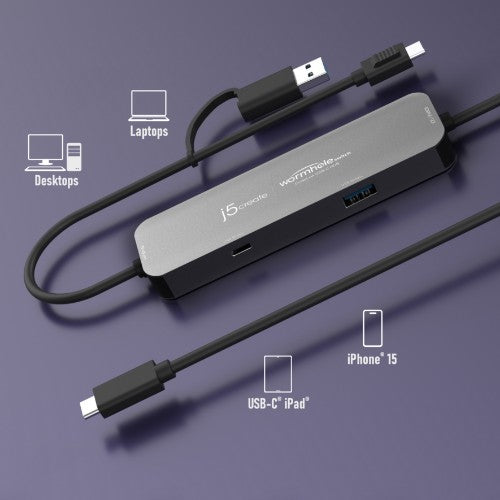 j5create JCH422 Wormhole Switch™ CrossLink USB-C® HUB