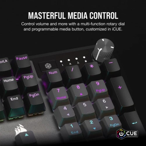 Corsair K70 CORE RGB keyboard Gaming USB QWERTY UK International Grey