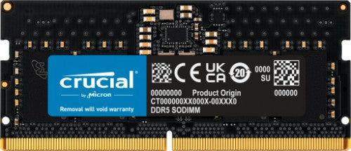 Crucial CT8G56C46S5 memory module 8 GB 1 x 8 GB DDR5 262-pin SO-DIMM ECC