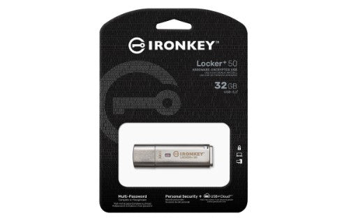 Kingston Technology IronKey 32GB IKLP50 AES USB, w/256bit Encryption