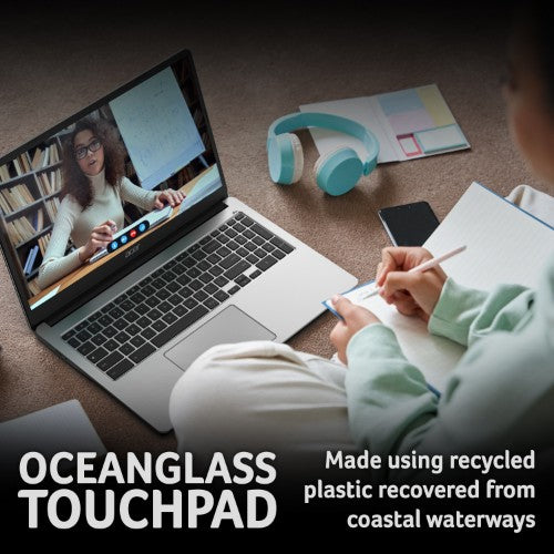 Acer Chromebook 315 CB315-4HT - Intel Celeron N4500, 8GB, 128GB eMMC, 15.6" Full HD Touchscreen, Chrome OS, Silver