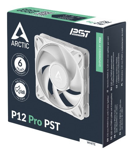 ARCTIC Freezer P12 Pro PST (White) - 120 mm PWM Fan with Cable Splitter