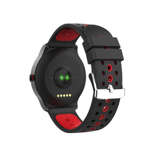 Canyon CNS-SW81BR smartwatch / sport watch 3.3 cm (1.3") IPS 44 mm Digital 240 x 240 pixels Touchscreen Black, Red