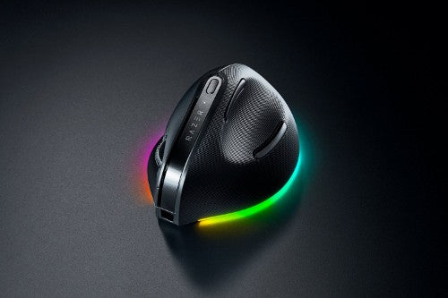 Razer Pro Click V2 Vertical mouse Universal Right-hand RF Wireless + Bluetooth + USB Type-C Optical 30000 DPI