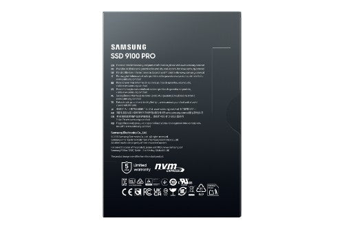 Samsung 9100 PRO PCIe® 5.0 NVMe™ M.2 SSD - 2 TB