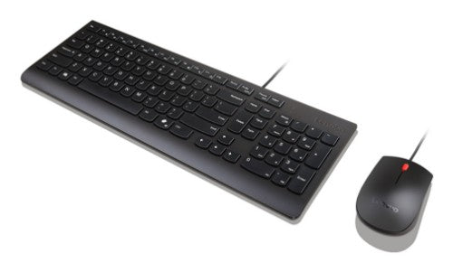 Lenovo KB MICE_BO Essencial WR KBMS GB A1 keyboard Mouse included Universal USB UK English Black