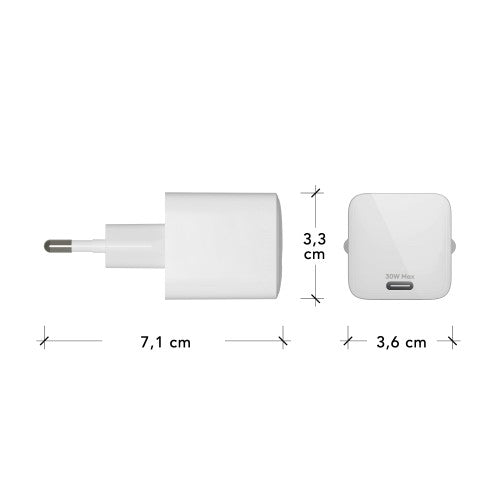 dbramante1928 re-charge Pro - EU Wall Charger - USB-C 30W - W