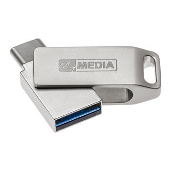 MyMedia MyDual USB 3.2 Gen 1 USB flash drive 64 GB USB Type-A / USB Type-C 3.2 Gen 1 (3.1 Gen 1) Silver